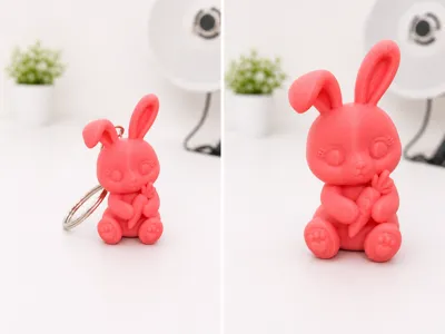 Cute Bunny with Carrot