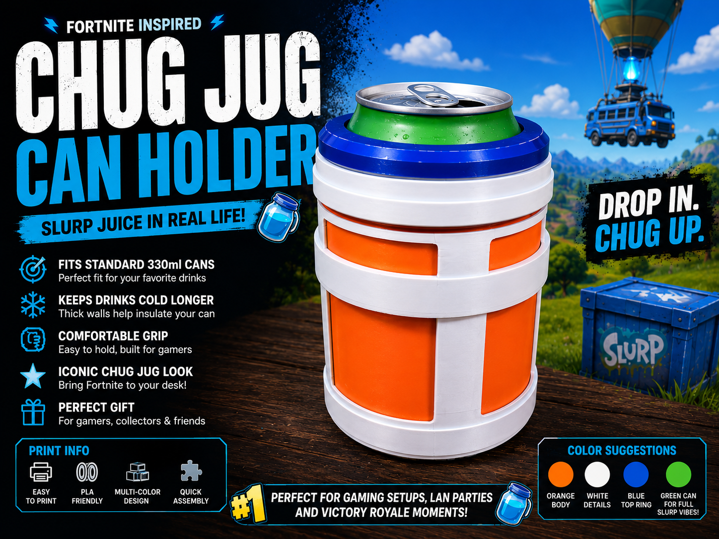 Fortnite - Chug Jug Can Koozie