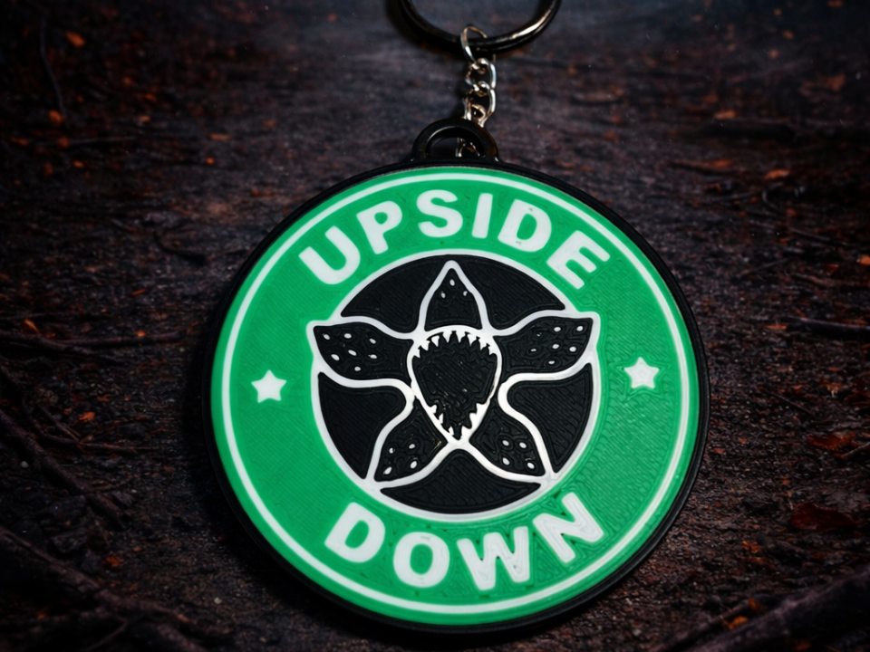 Upside Down keychain