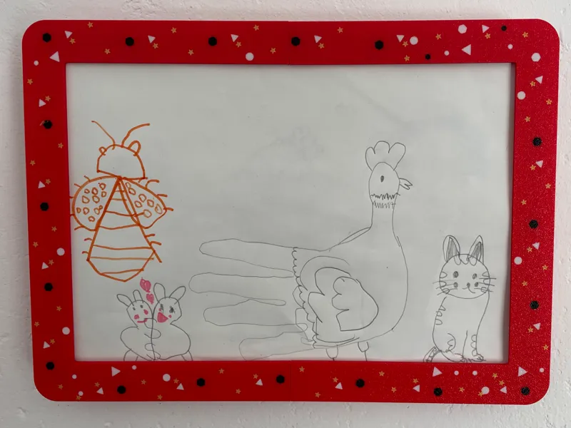 DIN A4 Picture Frame for Kids Pictures
