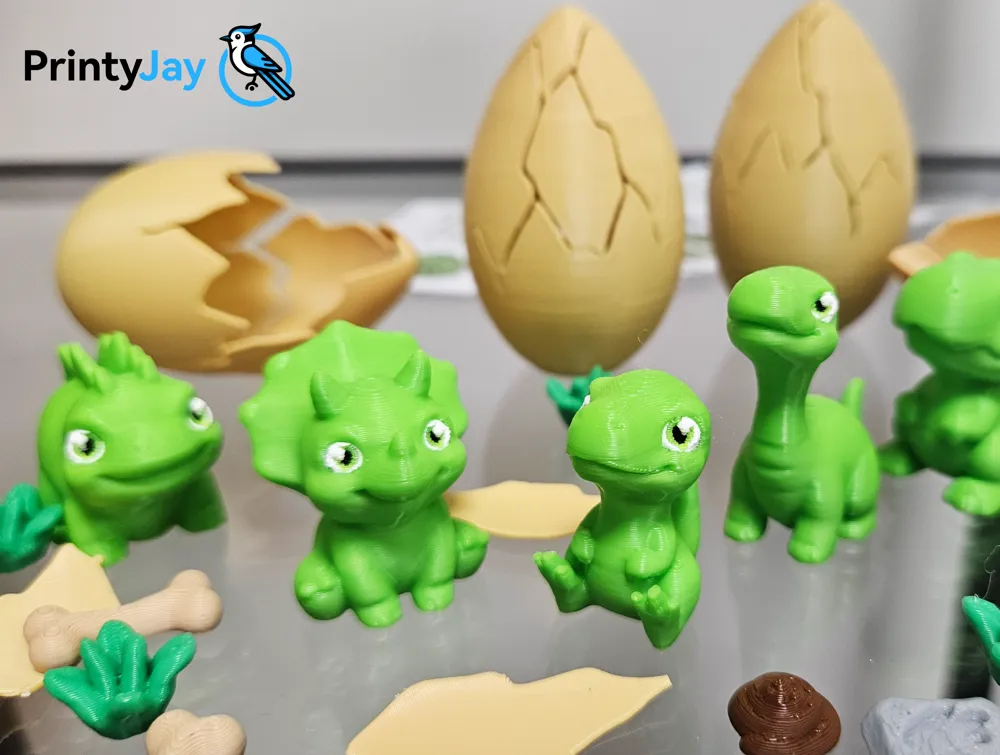 Crackasaurs! – Hatch & Collect! - Free 3D Print Model - MakerWorld
