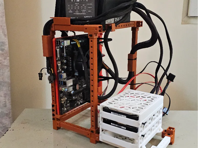 Rack maison pour serveur micro ATX