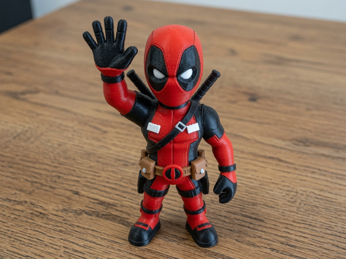 Deadpool Raised Hand Figure | Marvel