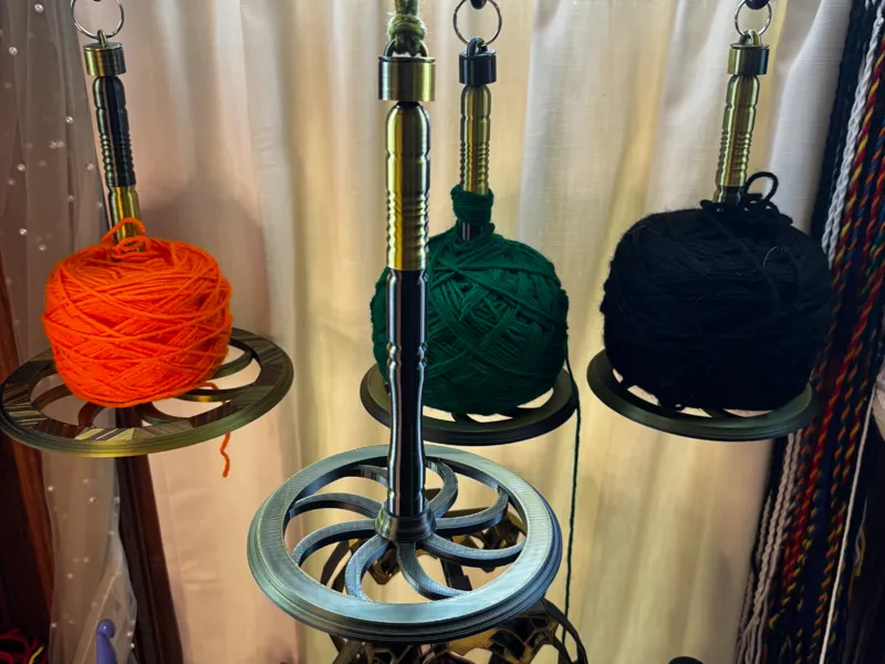 Magnetic or Swivel Yarn Cake Holder