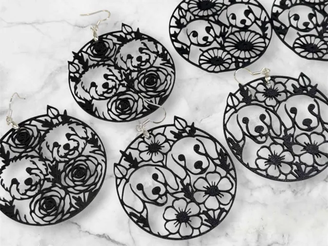 Dog Puppy Earrings or Coaster