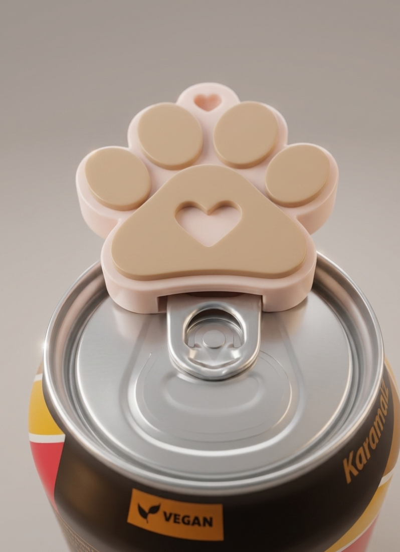 Abrelatas pata de perro — imagen 2 de impresión 3D