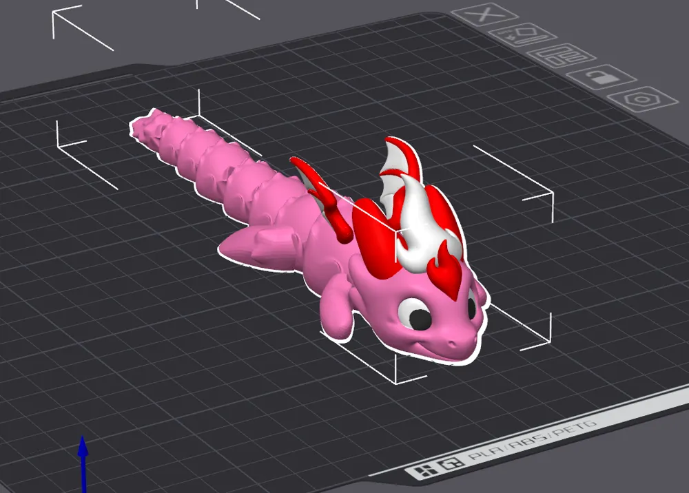 Articulated Fire Dragon - Free 3D Print Model - MakerWorld