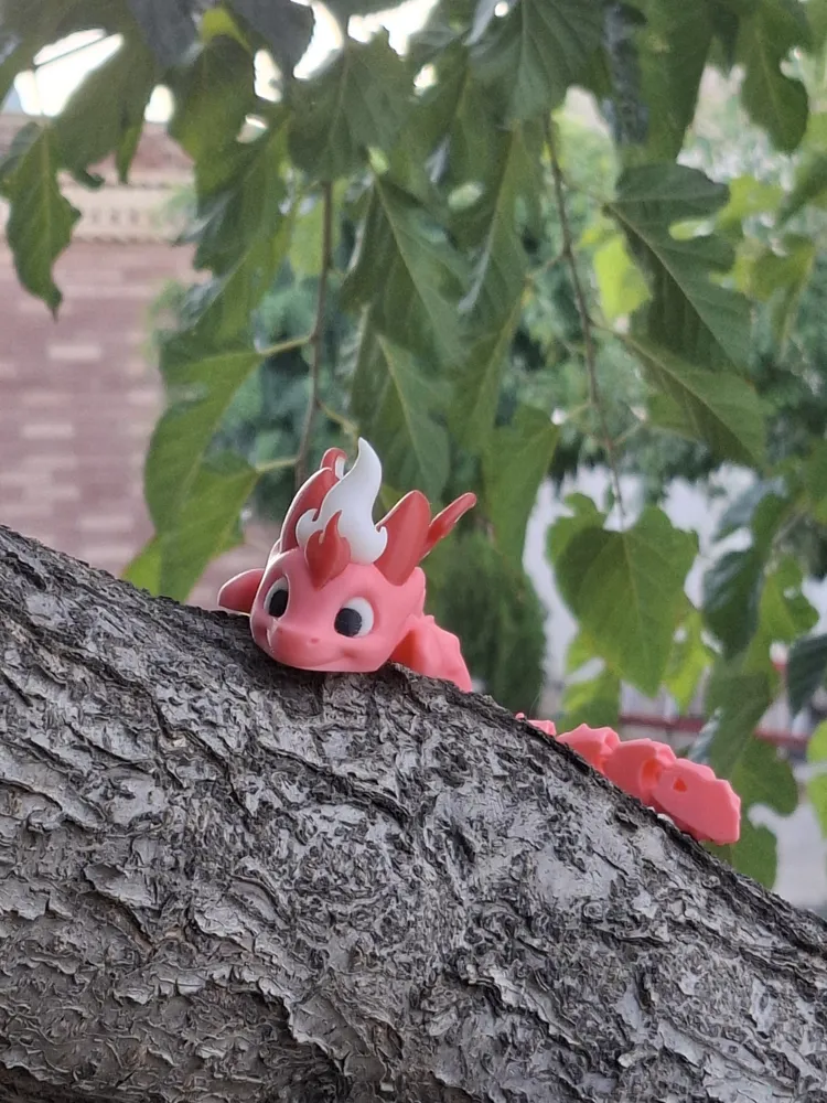 Articulated Fire Dragon - Free 3D Print Model - MakerWorld