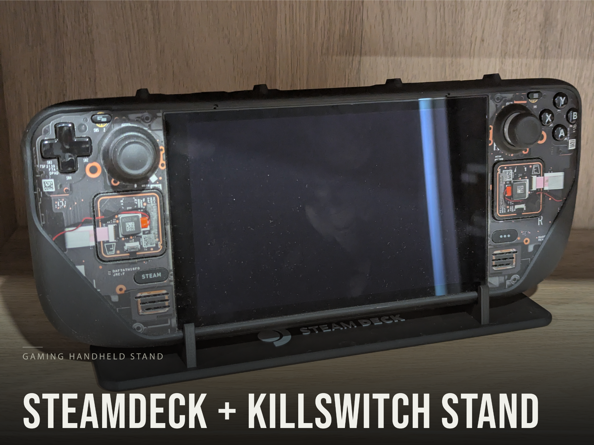Gaming Handheld Stand – SteamDeck + Killswitch