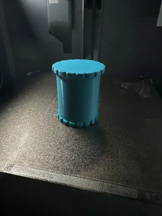 Jewelers loupe storage container