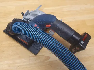 Adapter Bosch GAS 35 auf Akku-Kreissäge GKS 12V-26