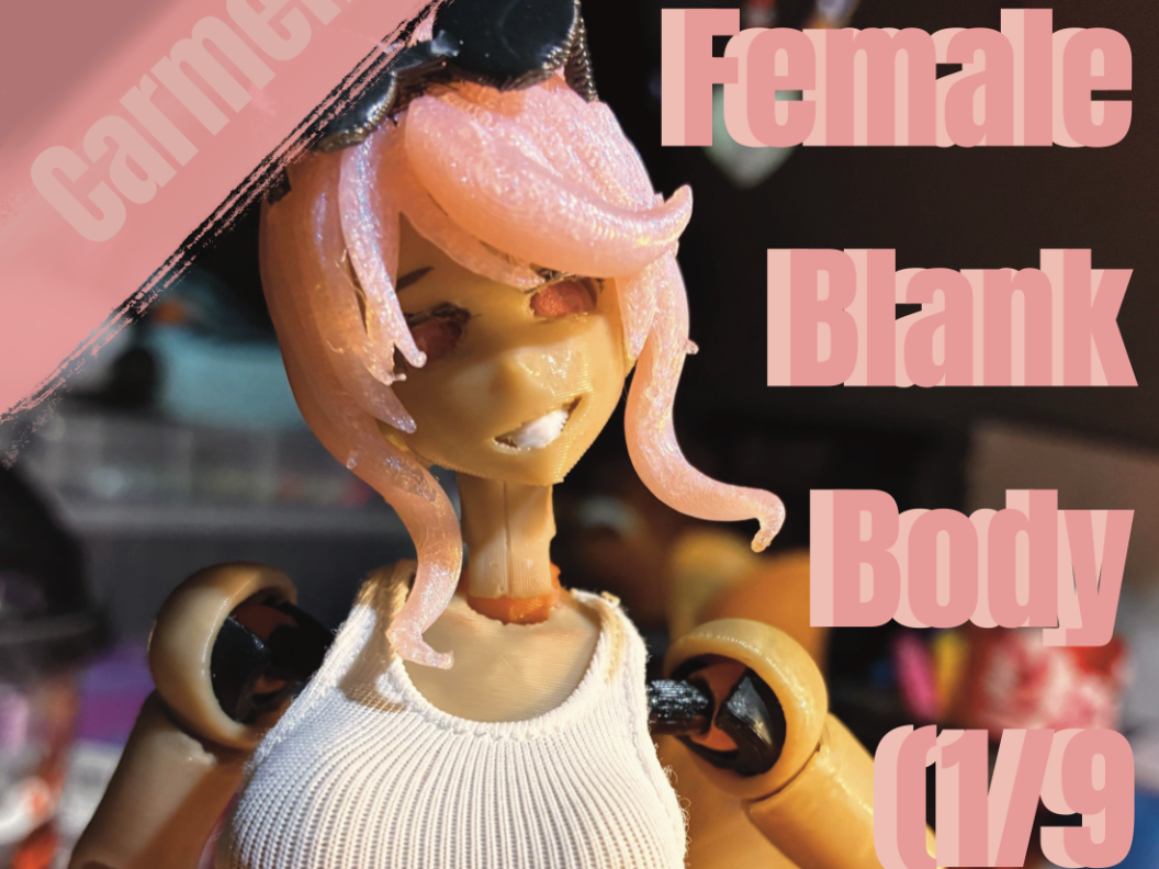 The TBJ RigBuddy: Female Blank Body (1/9 Scale) - 1