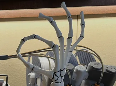 Jack Skellington hand bracket from tree