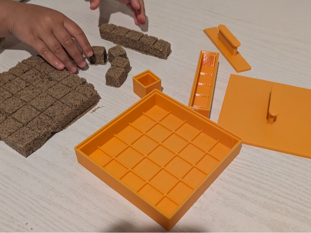 Kinetic Sand Math Learning molds 