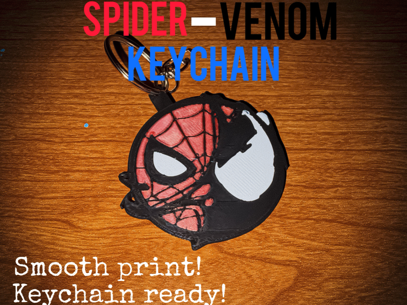Spider-Venom Keychain