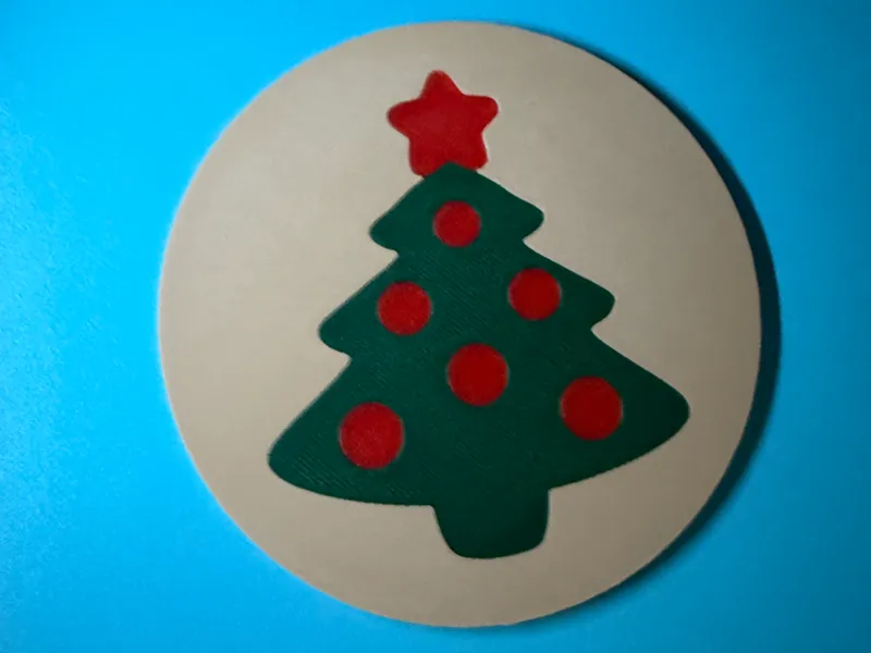 Sugar Cookie Coaster (Tree/Christmas)