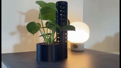 Modular Moss Pole Flower Pot (Planter)