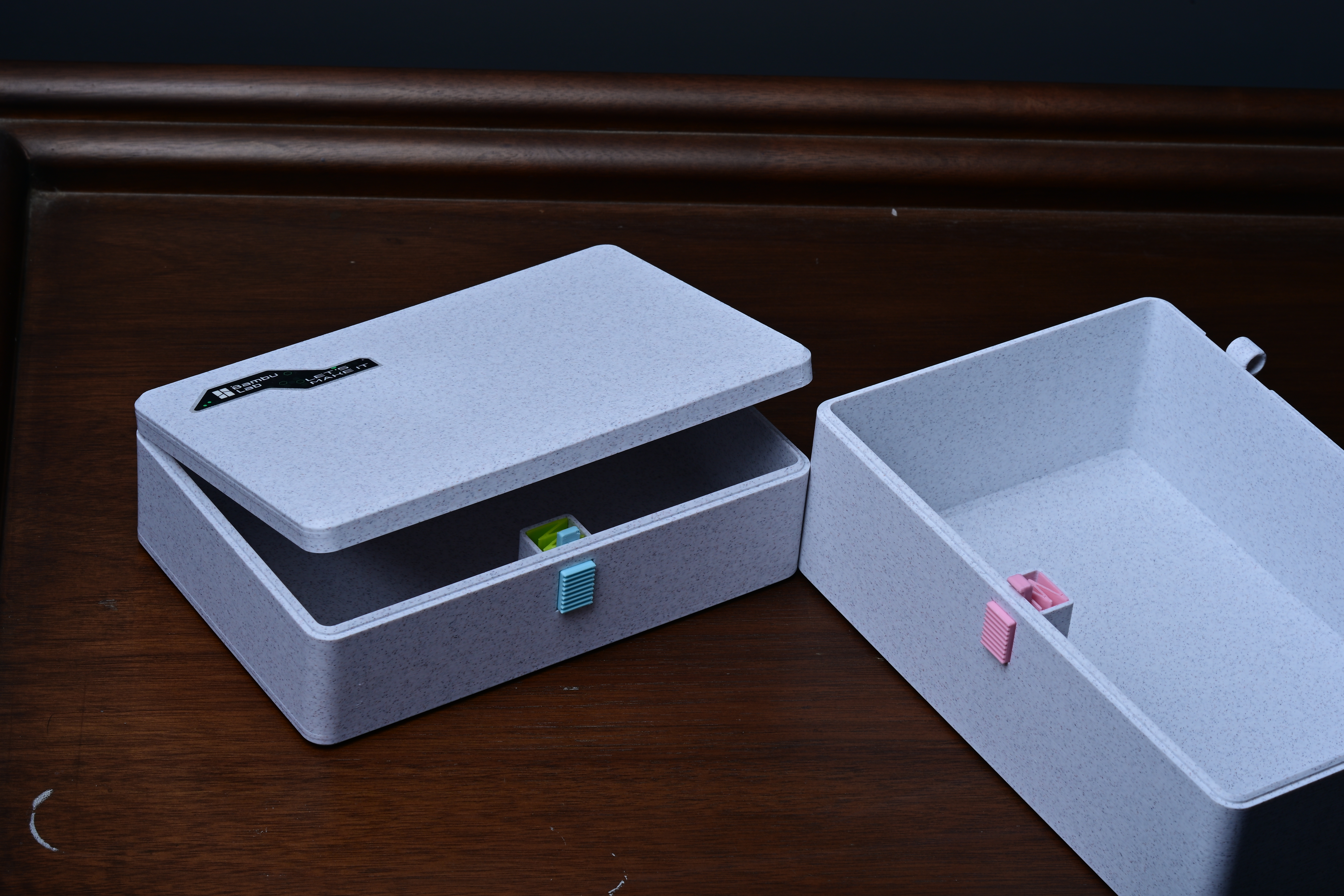 Miniatura 4 do modelo 3D 收纳盒 按压锁扣（各种大小规格）