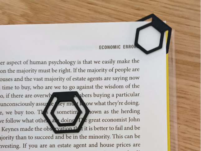 Hexagon Bookmark