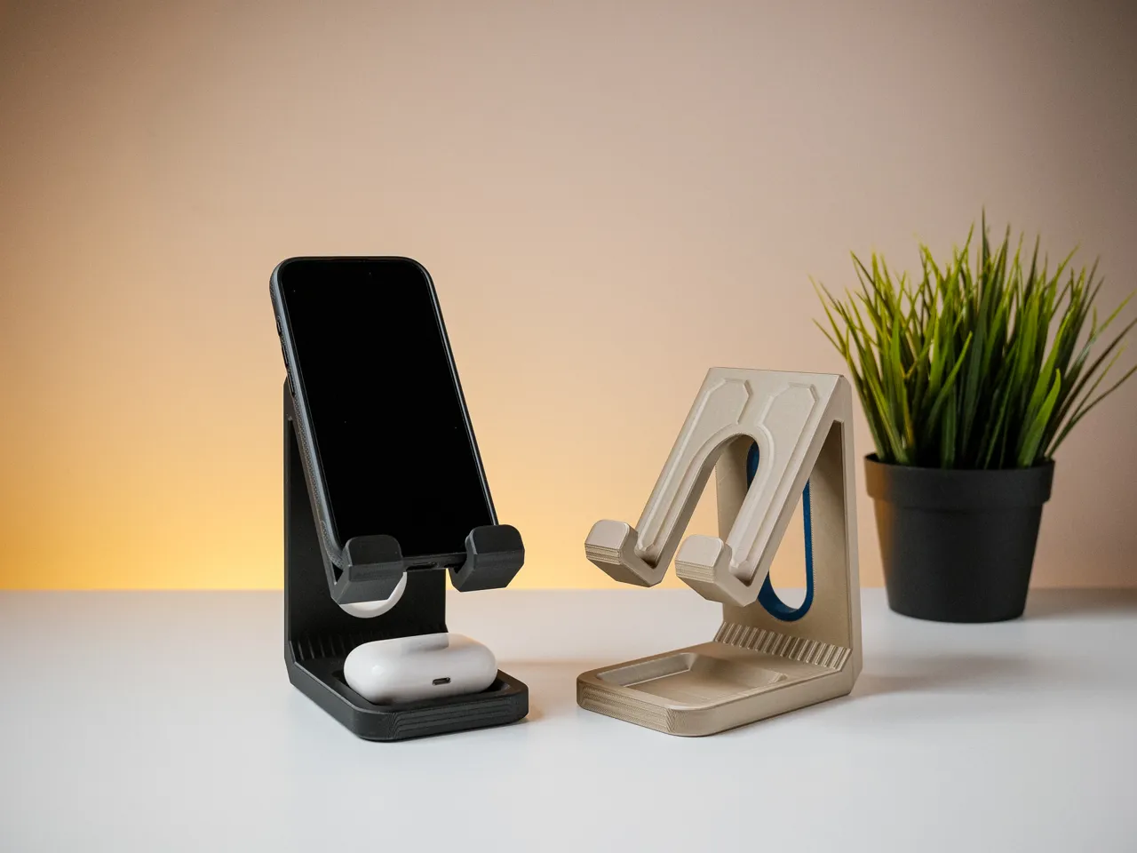 Modern Desk Phone Stand view 2