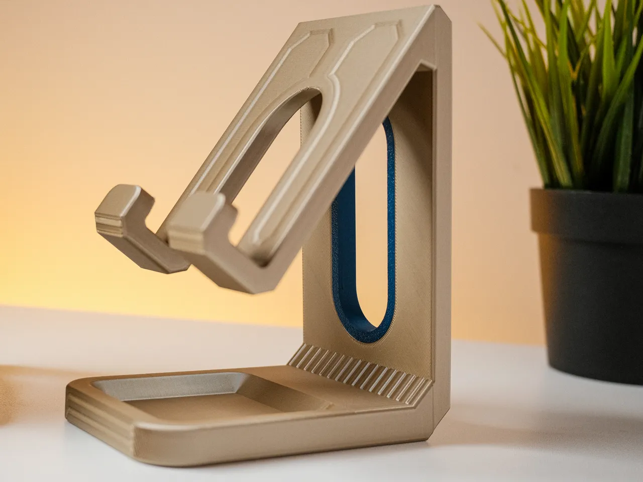Modern Desk Phone Stand view 3