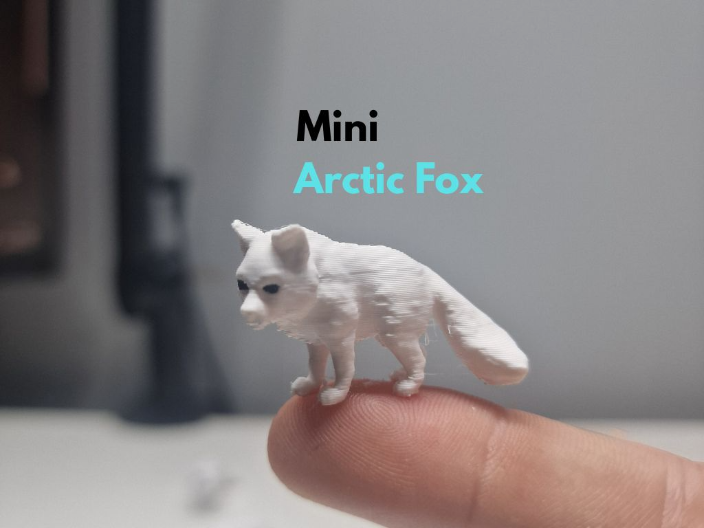 Mini Arctic Fox Fidget - Micro Zoo