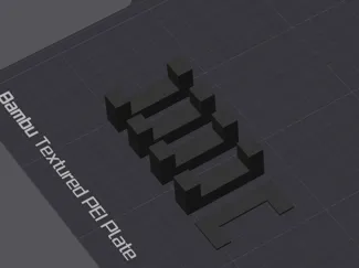 Table Edge Bush (U-Channel) with Fit-Test Stencil