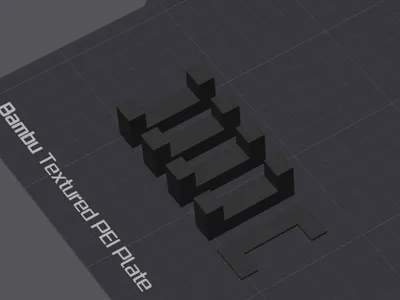Table Edge Bush (U-Channel) with Fit-Test Stencil