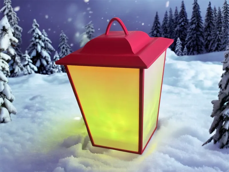 Cozy Christmas Lantern (Bambu LED Compatible)