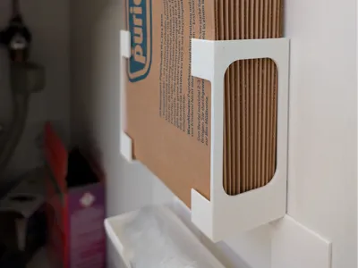 Slightly Over-Engineered Compost Paper Bag Holder