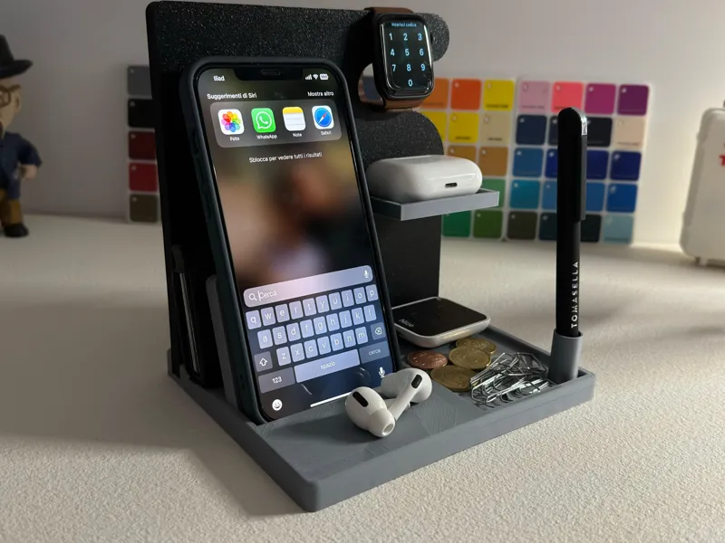 (V1.1 update) Led Desk Organizer, svuotatasche scrivania....