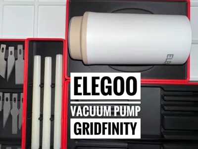 Elegoo Vacuum Pump Gridfinity Holder 3 x 2