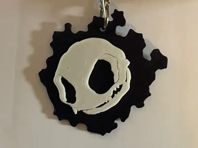 Ghastly Pokemon Halloween Keychain