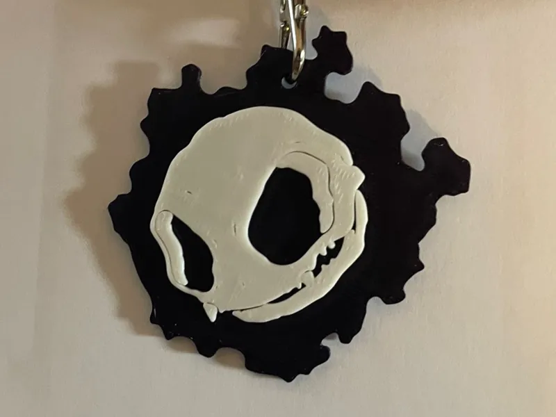 Ghastly Pokemon Halloween Keychain