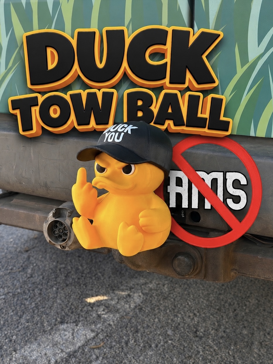 Angry Duck Hitch Tow Ball Cover 50mm - 1