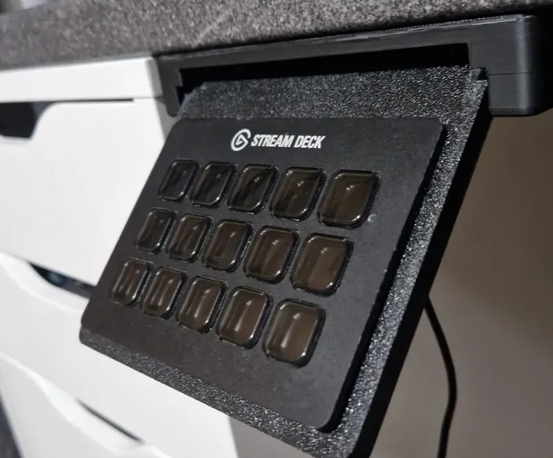 Elgato Streamdeck Sliding Under Desk Holder