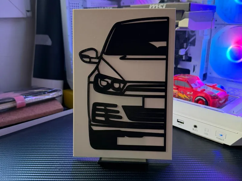 Volkswagen scirocco frontal 2d art