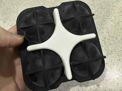 Support for Silicone Ice Tray Mould