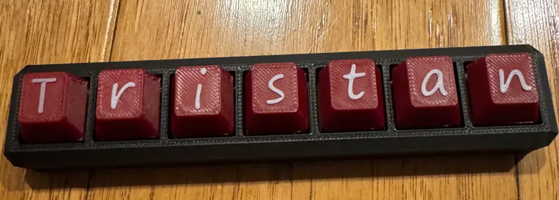 Keyboard keys with lower case letters