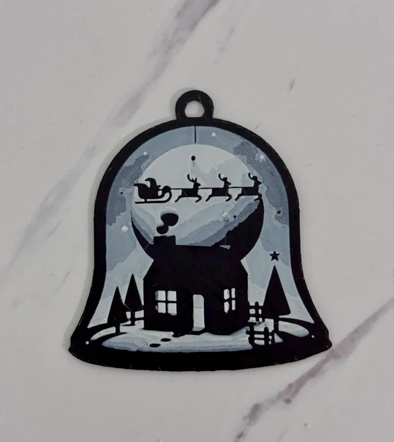 Christmas Decoration Santa Sledge Slide