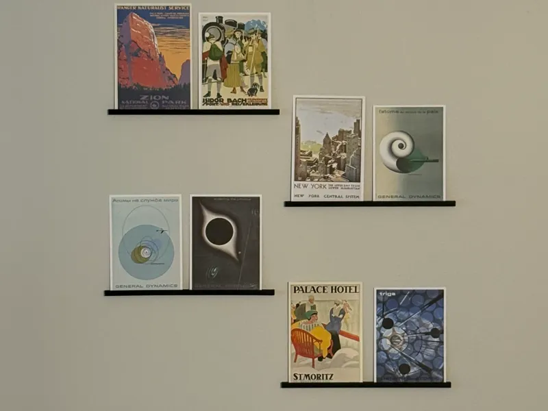 Postcard Display Rails - Quick Print!