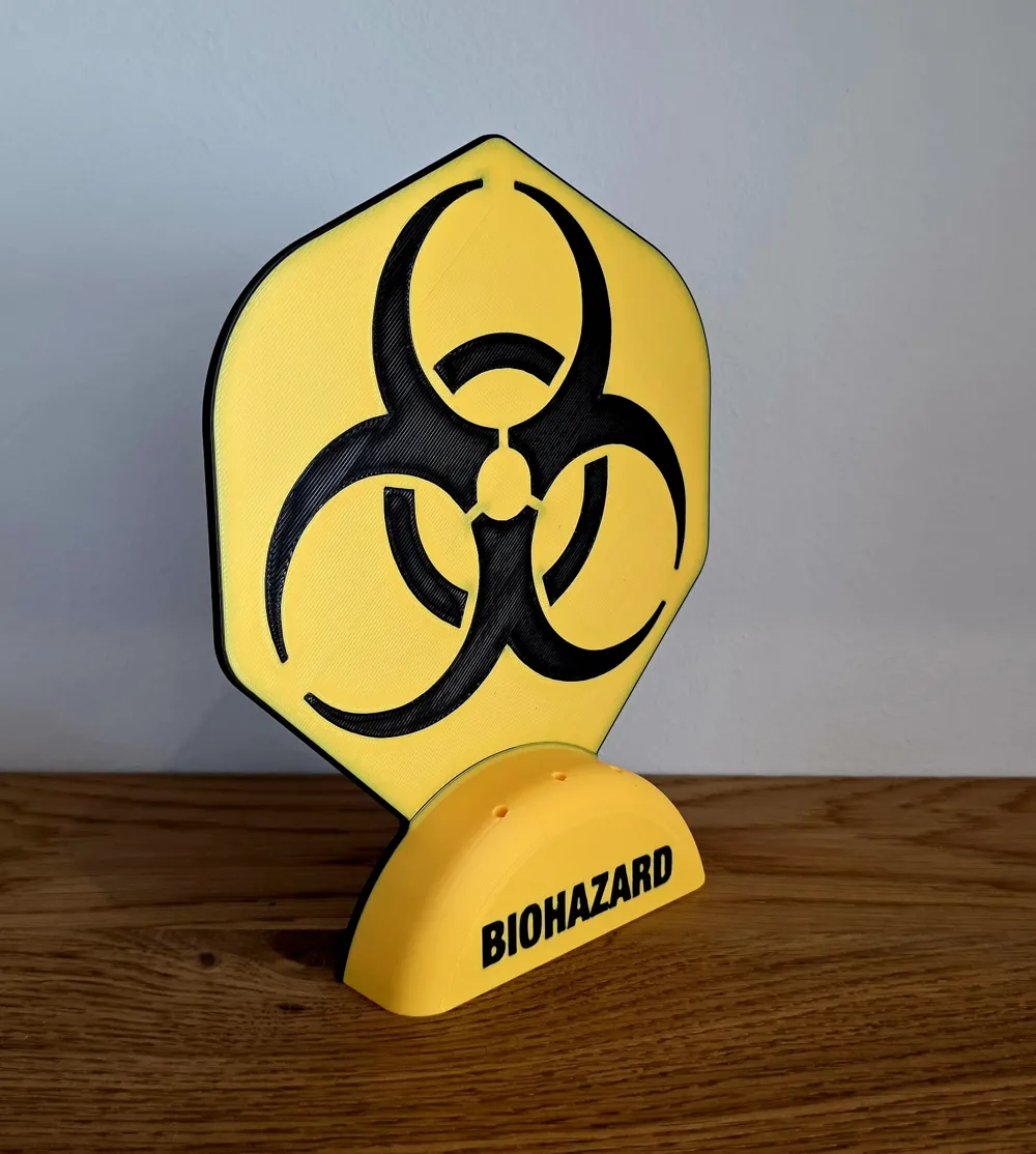 Biohazard - Dart display stand - Free 3D Print Model - MakerWorld