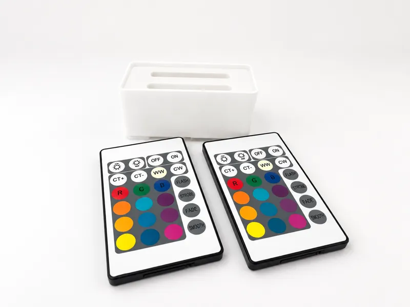 Gridfinity 1x2 LED Remote Holder