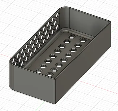 Sturdy Bathroom Shower Shelf with Hexagon Pattern