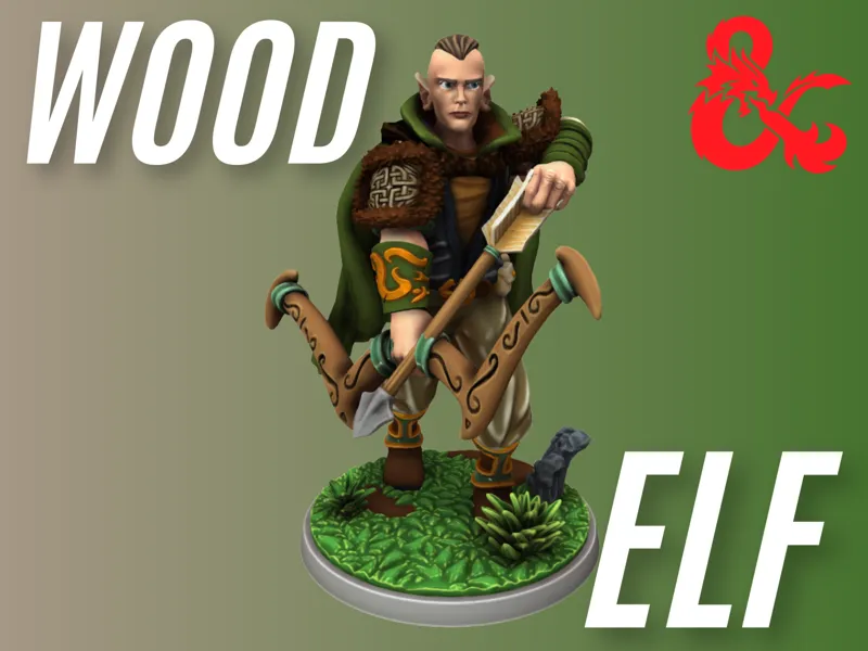 Wood Elf character for DnD