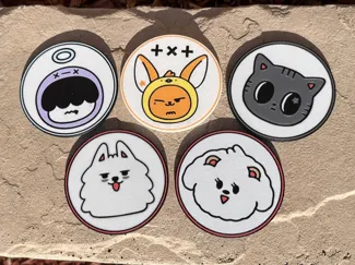 TXT Ppulbatu Coasters 96mm