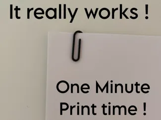 Functional Paperclip / Funktionierende Büroklammer