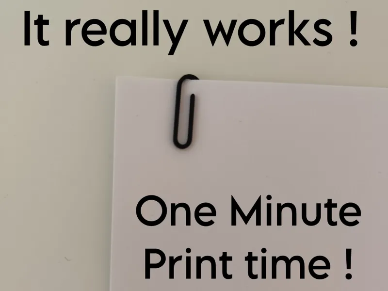 Functional Paperclip / Funktionierende Büroklammer