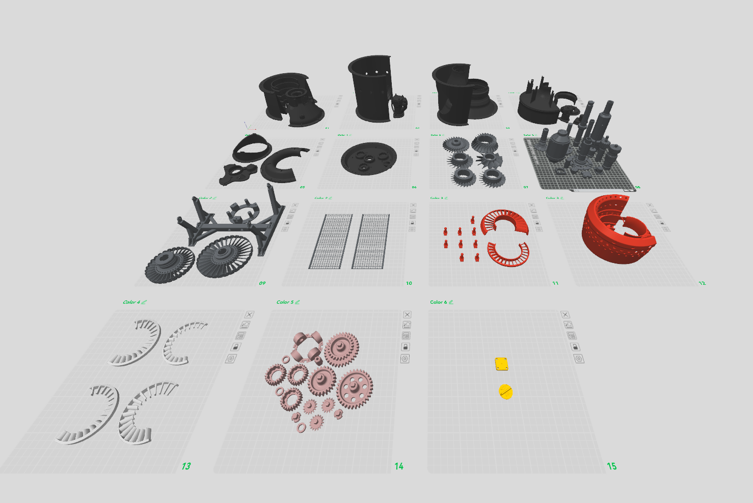 Miniatura 5 do modelo 3D 3D Printable Turboprop Engine 