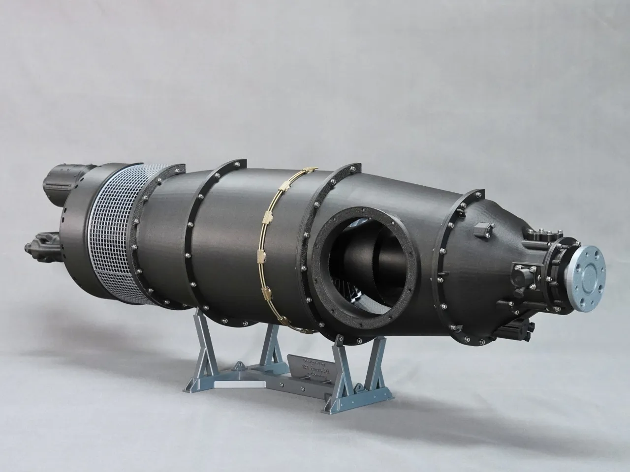 3D Printable Turboprop Engine view 4